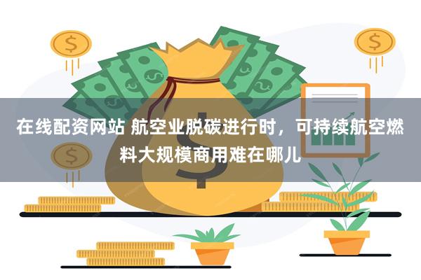 在线配资网站 航空业脱碳进行时，可持续航空燃料大规模商用难在哪儿