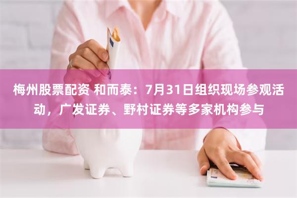 梅州股票配资 和而泰：7月31日组织现场参观活动，广发证券、野村证券等多家机构参与