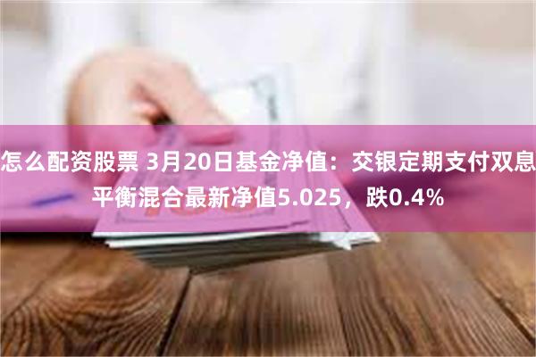 怎么配资股票 3月20日基金净值：交银定期支付双息平衡混合最新净值5.025，跌0.4%